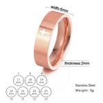 Load image into Gallery viewer, Skyrim Stainless Steel Cross Ring Men Women Christian Jesus Christ Couple Rings Jewelry Gift for Lover Wholesale
