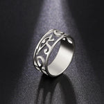 Load image into Gallery viewer, LIKGREAT Ancient Egypt Eye Of Horus Ring Stainless Steel Hollow Ra Udjat Finger Rings Accessories Ankh Cross For Women Men Gifts
