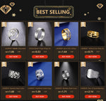 Load image into Gallery viewer, LIKGREAT Ancient Egypt Eye Of Horus Ring Stainless Steel Hollow Ra Udjat Finger Rings Accessories Ankh Cross For Women Men Gifts
