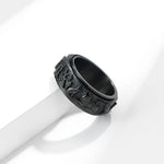 Load image into Gallery viewer, New Ancient Egyptian Symbol Titanium Steel Rotating Ring with Beautiful Meaning Pattern Stainless Steel Hand Jewelry
