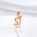 Load image into Gallery viewer, 1Pcs Snake Nose Ring for Women Gold Color Silver Color Non Piercing Nariz Stainless Steel Nose Clip Fake Septum Piercing Jewelry
